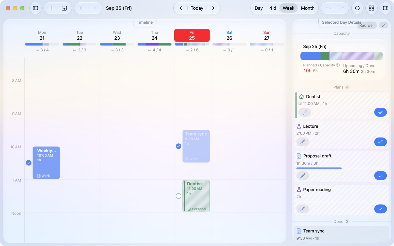 On the Mac, all in one window