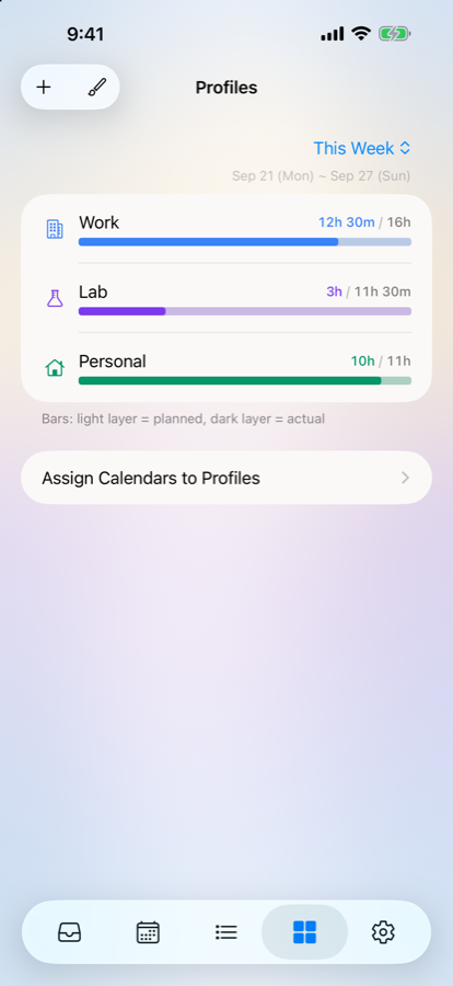 Plan each apart, verify the total